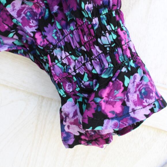 Wild Fable Long Sleeve Floral Mini Dress M - Picture 10 of 13